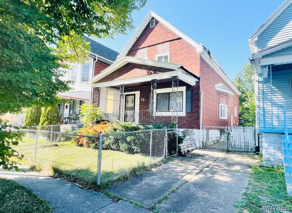 Sold 22 Frankfort Avenue, Buffalo, NY 14211, Schiller Park 4 Beds / 2 Full Baths 62,718